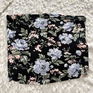 Floral tube top